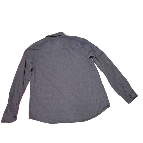 Diamond Supply Co Flannel Grey Cotton Long Sleeve‎ Button Down Shirt Men’s - Picture 6 of 9